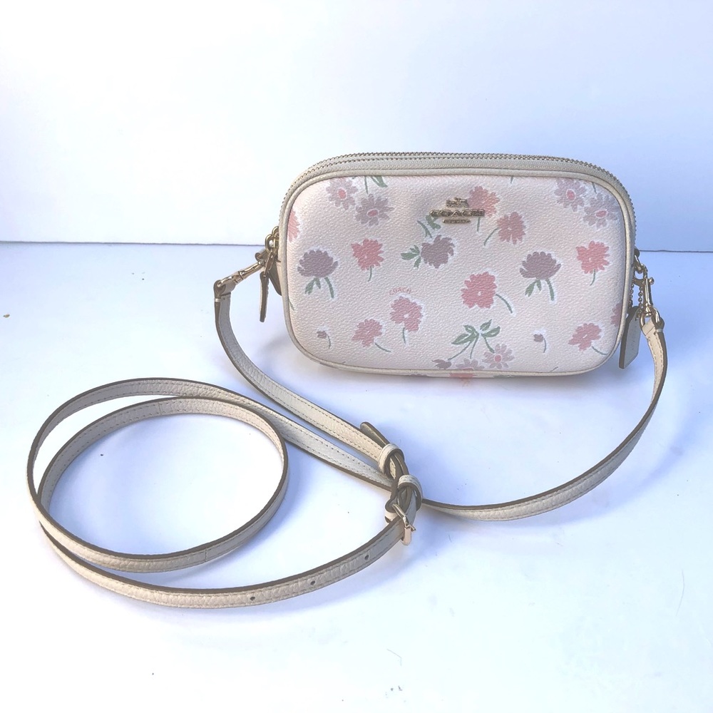 Coach mini cross body / wristlet.